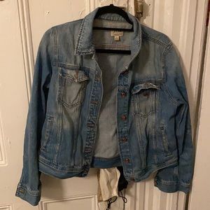 Jcrew denim jacket - size large
